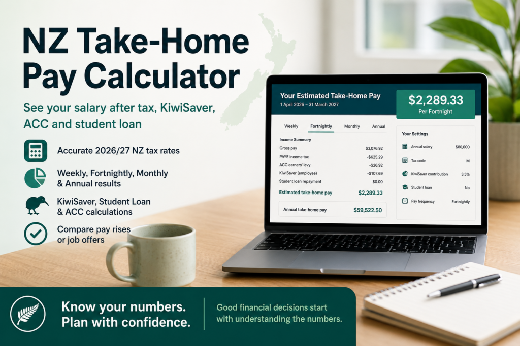 NZ Take Home Pay Calculator